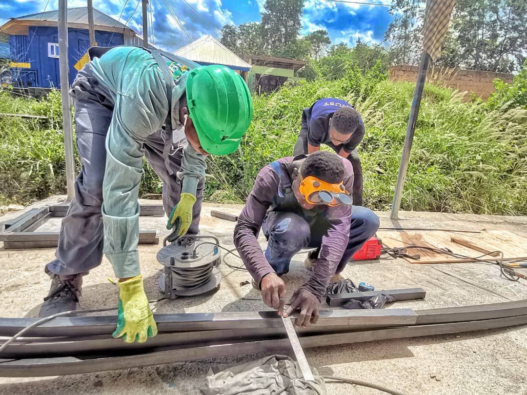 Streetversity students working on design projects